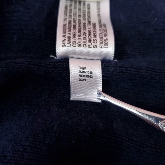 Nili Lotan Target Womens 1X Striped Crewneck Pullover Cashmere Blend Sweater - Picture 13 of 15